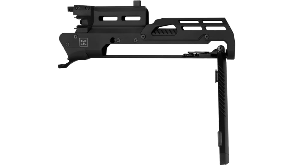 BLK LBL Tavor 7 Bipod Long Rifle Handguard, Black, 11, BL-T7-B-LG-BLK