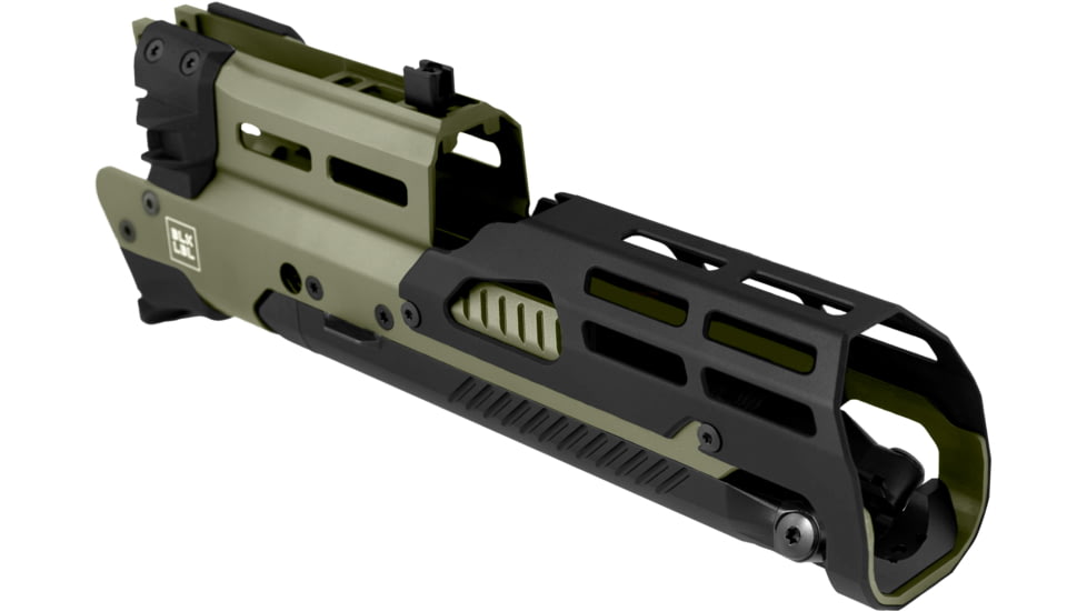BLK LBL Tavor 7 Bipod Long Rifle Handguard, Olive Drab Green, 11, BL-T7-B-LG-ODG