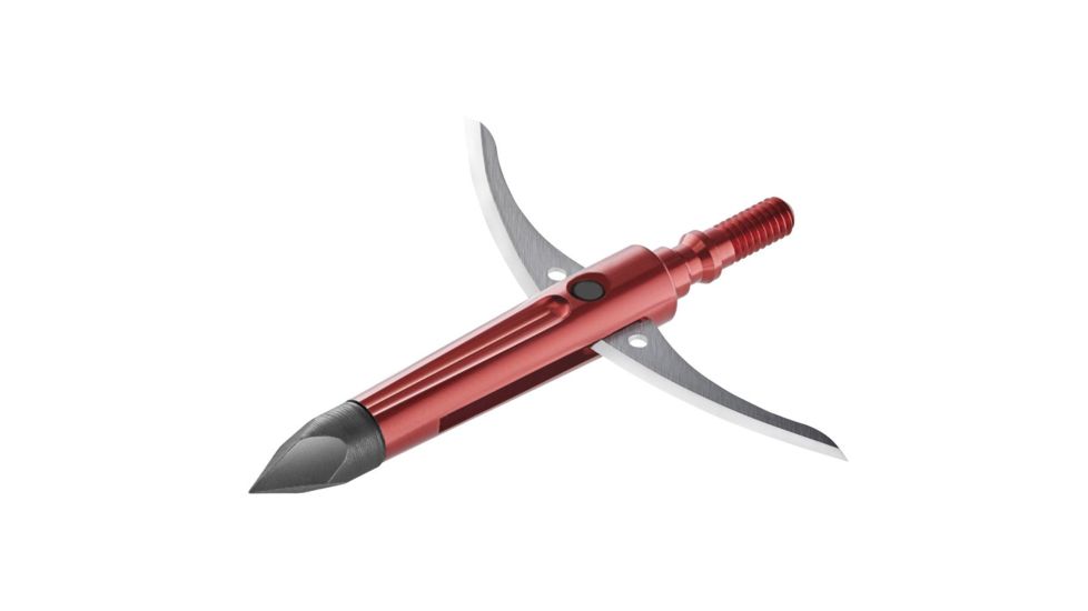 BloodSport Night Fury Extreme Chisel Tip 100 grain, Red, Pack of 3, 10818