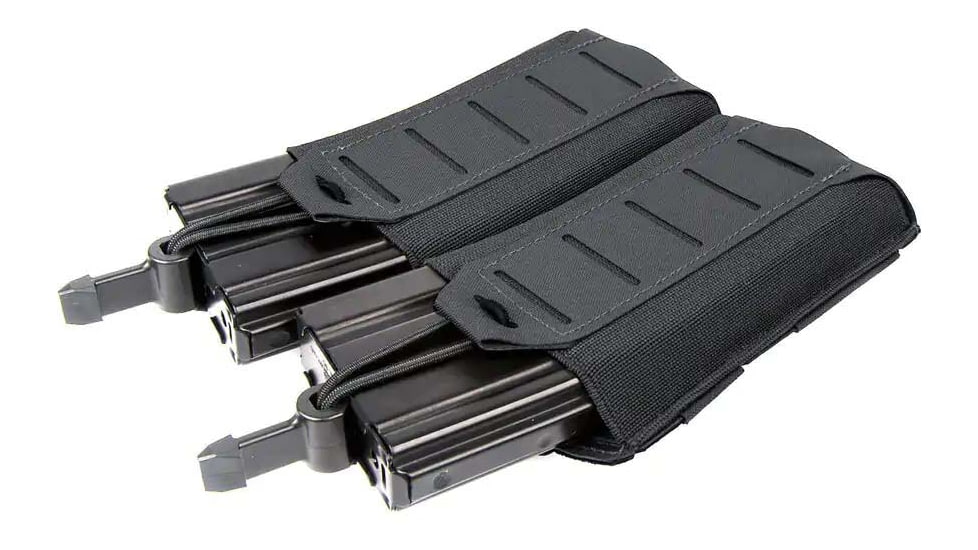 Blue Force Gear AFD, Double M4 Mag Pouch, Black, HW-AFD-M4-2-BK