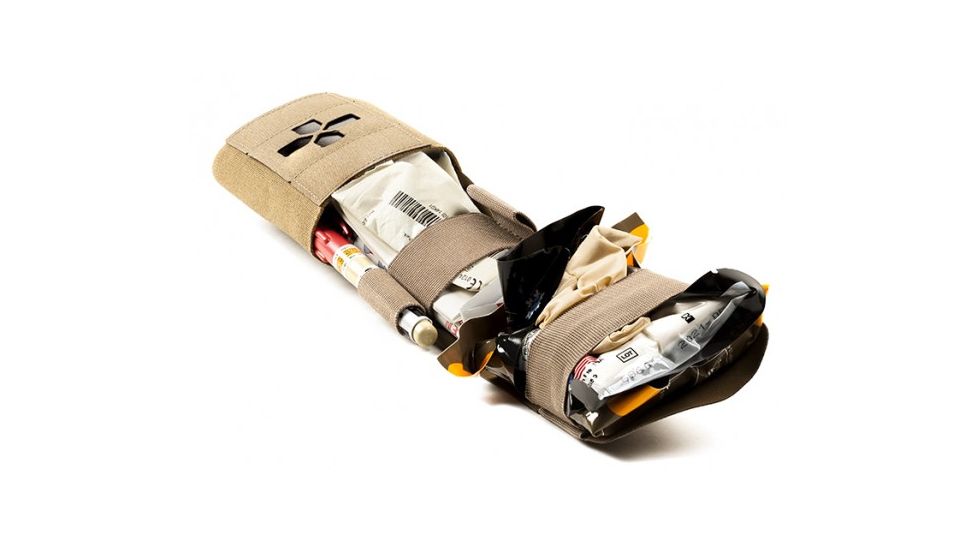 Blue Force Gear Basic Fill Micro Trauma Kit Now!, Coyote Brown, Basic Kit, BT-TKN-TKR06-003-CB