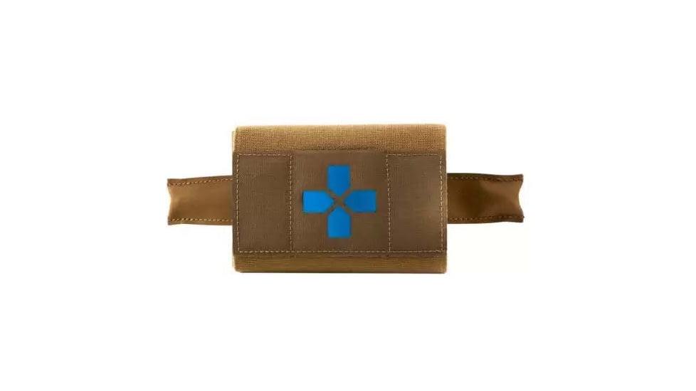 Blue Force Gear Belt Mount Micro Trauma Kit Essentials Supplies, Coyote Brown, BT-TKN-MTKN-ESS-CB