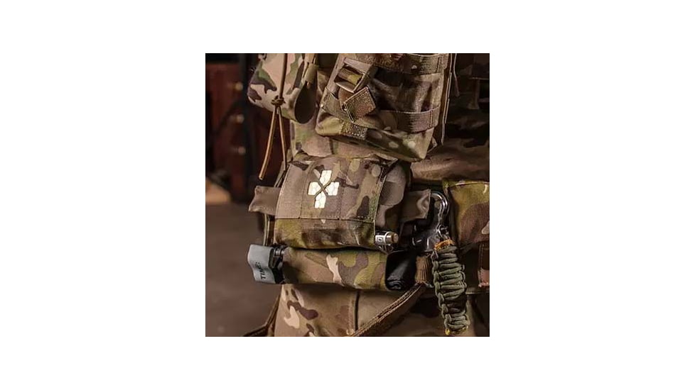 Blue Force Gear Belt Mount Micro Trauma Kit Essentials Supplies, MultiCam, BT-TKN-MTKN-ESS-MC