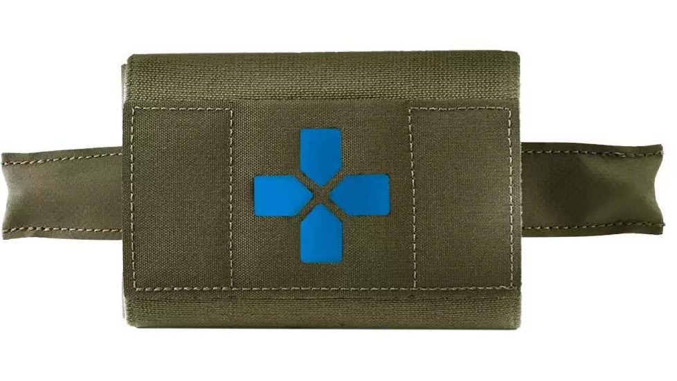 Blue Force Gear Belt Mount Micro Trauma Kit Essentials Supplies, Ranger Green, BT-TKN-MTKN-ESS-RG