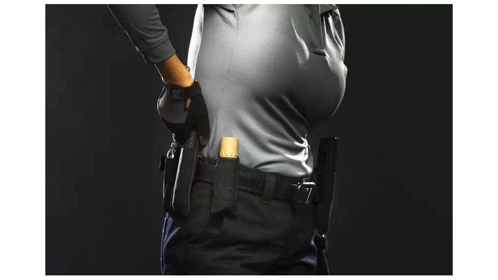 Blue Force Gear Belt Mounted Ten-Speed Extendable Baton Pouch With Adjustable Belt Loop In, Black BT-TSP-BATON-01-BK