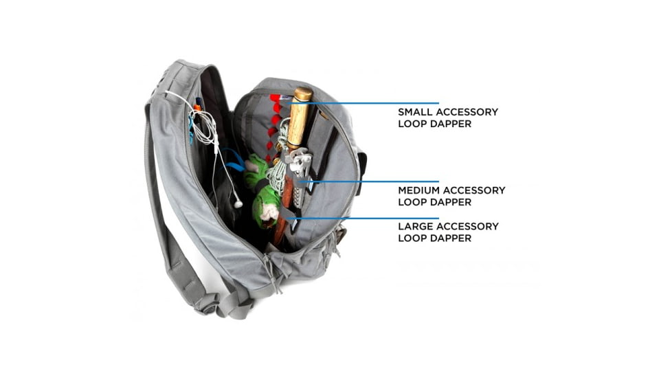 Blue Force Gear Dapper Accessory Loops Small, Wolf Gray, Small DAP-LOOP-S-WF