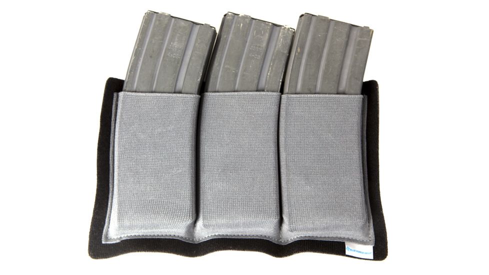 Blue Force Gear Dapper Ten Speed Triple Mag Pouch, M4, Wolf Gray, M4 DAP-TSP-M4-3-WF