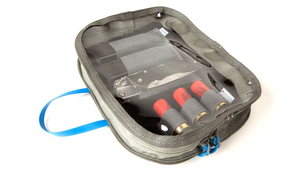 Blue Force Gear Dapper Zippered Vinyl Utility Pouch Size 7inX4in, Wolf Gray, 7inx4in DAP-U-VINYL-02-WF