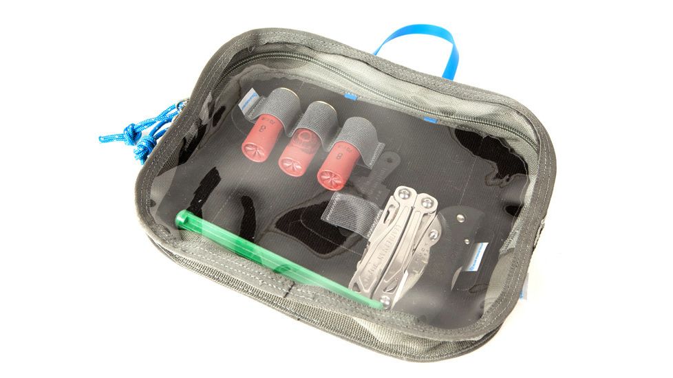 Blue Force Gear Dapper Zippered Vinyl Utility Pouch Size 7inX4in, Wolf Gray, 7inx4in DAP-U-VINYL-02-WF