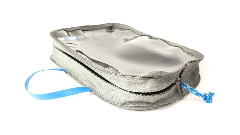 Blue Force Gear Dapper Zippered Vinyl Utility Pouch Size 7inX4in, Wolf Gray, 7inx4in DAP-U-VINYL-02-WF