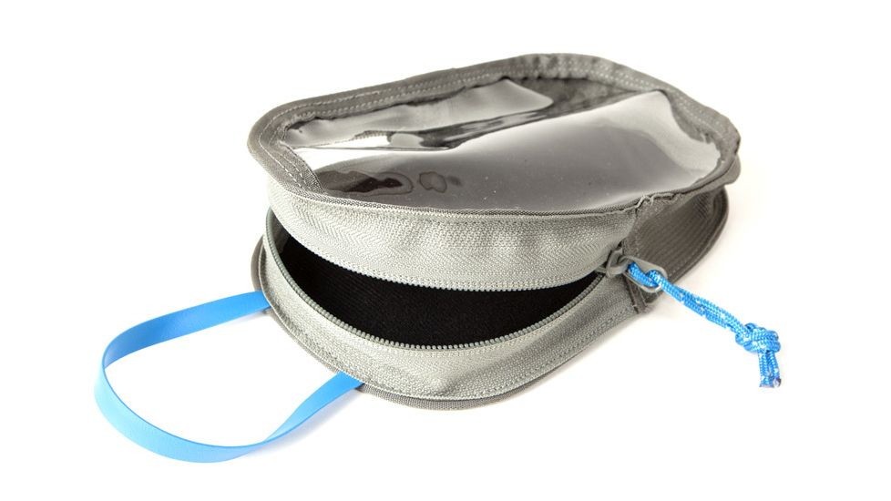 Blue Force Gear Dapper Zippered Vinyl Utility Pouch Size 7inX9in, Wolf Gray, 7inx9in DAP-U-VINYL-01-WF