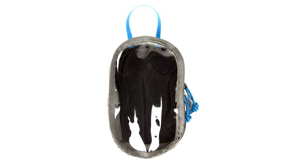 Blue Force Gear Dapper Zippered Vinyl Utility Pouch Size 7inX9in, Wolf Gray, 7inx9in DAP-U-VINYL-01-WF