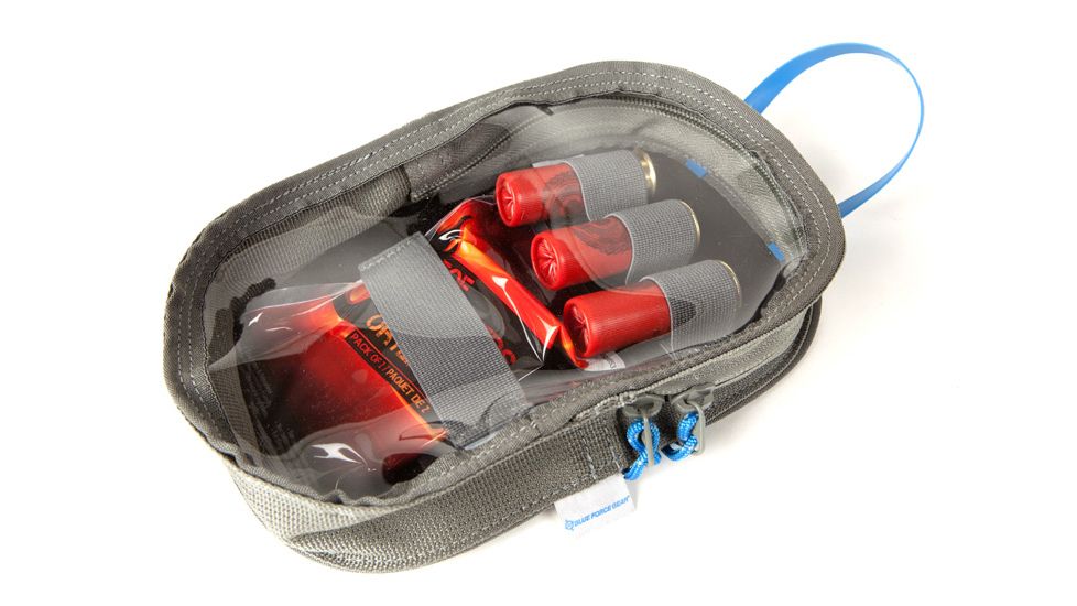Blue Force Gear Dapper Zippered Vinyl Utility Pouch Size 7inX9in, Wolf Gray, 7inx9in DAP-U-VINYL-01-WF