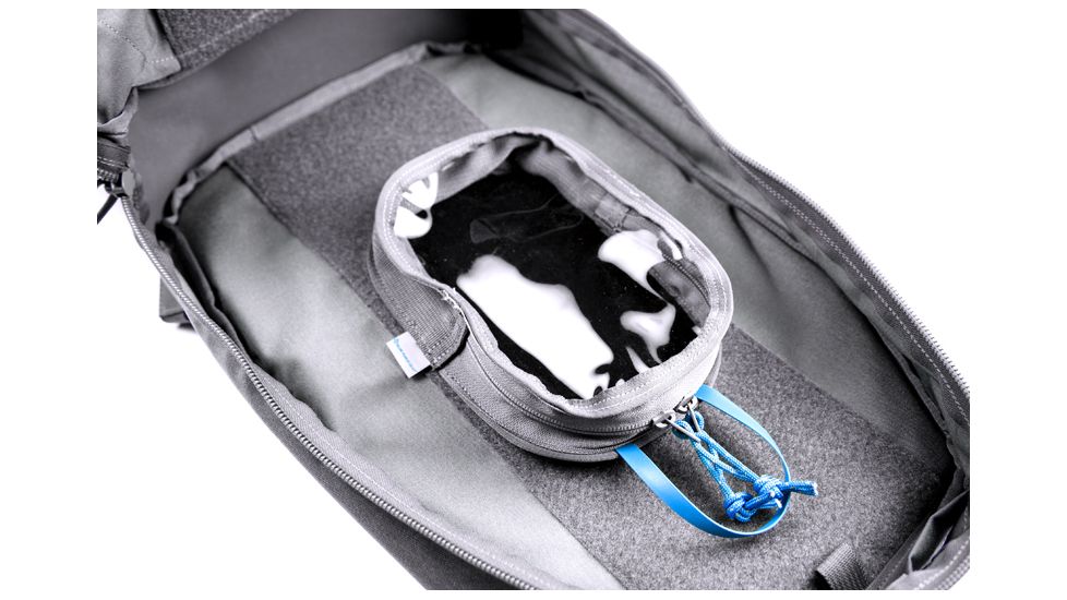 Blue Force Gear Dapper Zippered Vinyl Utility Pouch Size 7inX9in, Wolf Gray, 7inx9in DAP-U-VINYL-01-WF