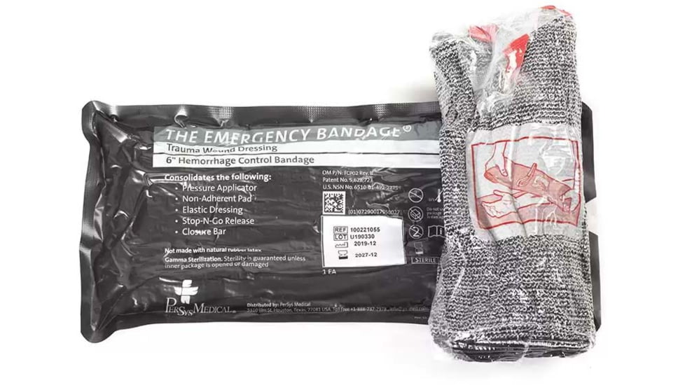 Blue Force Gear Emergency Bandage, 6in, P-MED-TD-3-RTL