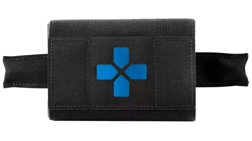 Blue Force Gear Helium Whisper Micro Trauma Kit Pro Supplies, Black, HW-TKN-MTKN-PRO-BK