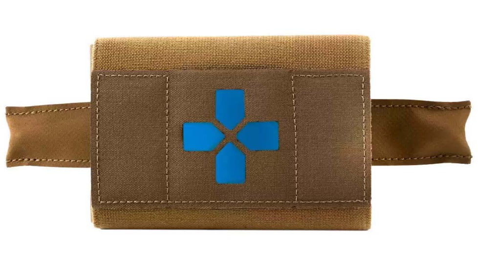 Blue Force Gear Helium Whisper Micro Trauma Kit Pro Supplies, Coyote Brown, HW-TKN-MTKN-PRO-CB