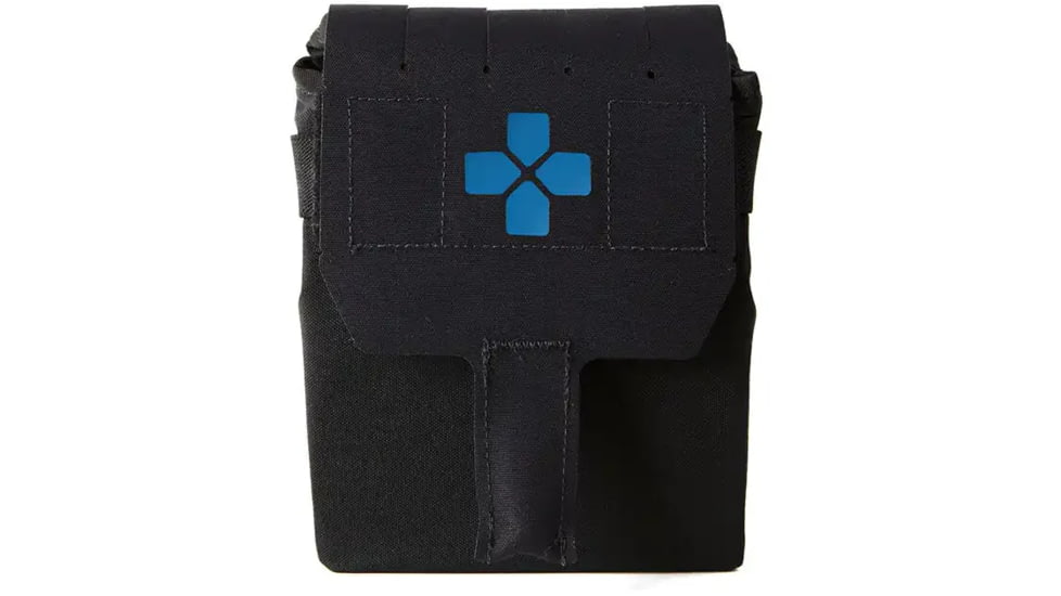 Blue Force Gear Helium Whisper MOLLE Micro Trauma Kit NOW! w/No Contents, Black, HW-M-TKN-EMPTY-003-BK