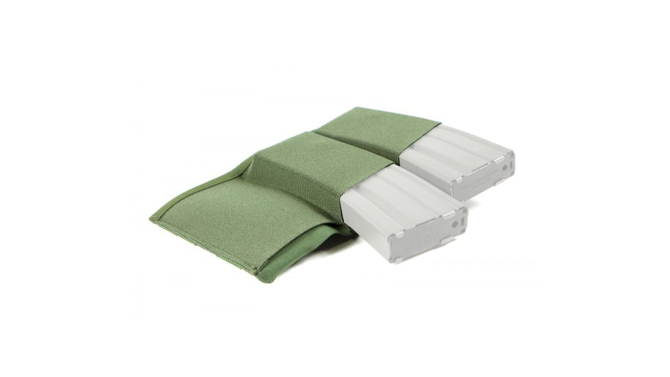 Blue Force Gear Helium Whisper Ten Speed Horizontal Triple M4 Mag Pouch, OD Green HW-TSP-HZ-M4-3-OD