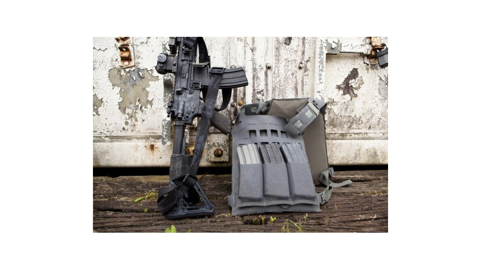 Blue Force Gear Helium Whisper Ten Speed Horizontal Triple M4 Mag Pouch, Wolf Gray HW-TSP-HZ-M4-3-WF