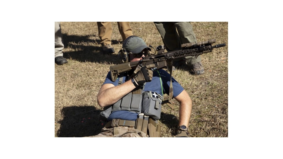 Blue Force Gear Helium Whisper Ten Speed Horizontal Triple M4 Mag Pouch, Wolf Gray HW-TSP-HZ-M4-3-WF