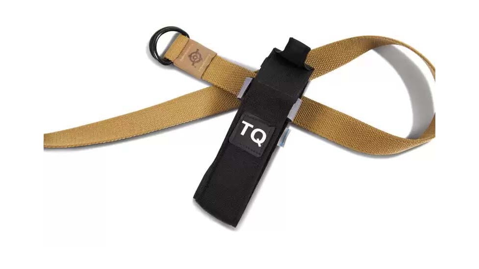 Blue Force Gear Helium Whisper Tourniquet Pouch w/CAT Tourniquet, Black, HW-TQH-TNOW-CAT-BK