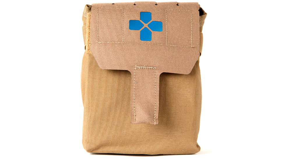 Blue Force Gear Medium Trauma Kit, Empty Coyote Brown HW-M-TKN-EMPTY-MD-CB