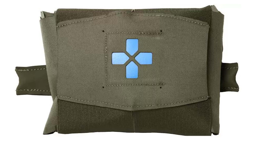 Blue Force Gear Micro Plus Trauma Kit NOW! Empty, Ranger Green, HW-TKN-PLUS-EMPTY-RG