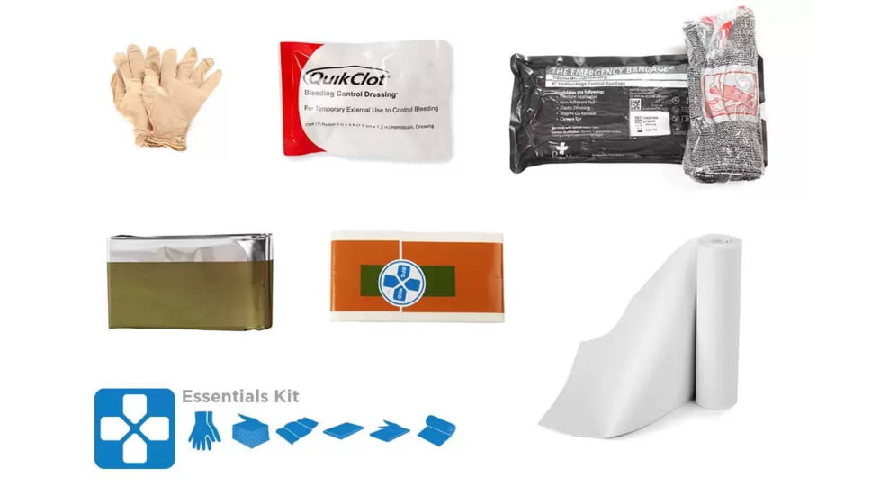 Blue Force Gear Micro Plus Trauma Kit NOW! Essentials Supplies, Coyote Brown, HW-TKN-PLUS-ESS-CB