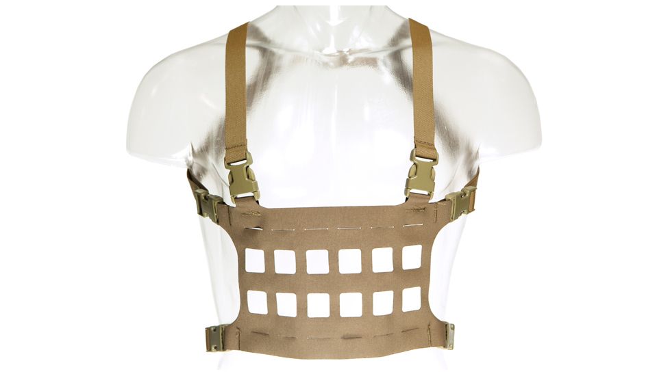Blue Force Gear Micro Rackminus 6 Column Chest Rig, Coyote Brown MM-CHESTRIG-5-CB