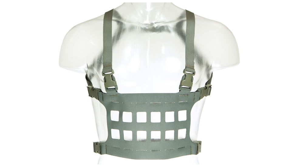 Blue Force Gear Micro Rackminus 6 Column Chest Rig, Wolf Gray MM-CHESTRIG-5-WF
