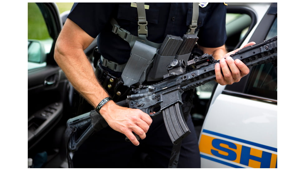 Blue Force Gear Micro Rackminus 6 Column Chest Rig, Wolf Gray MM-CHESTRIG-5-WF