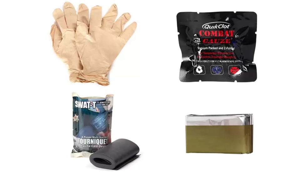 Blue Force Gear Micro Trauma Professional Kit Medical Supplies, TKR-MTKN-PRO