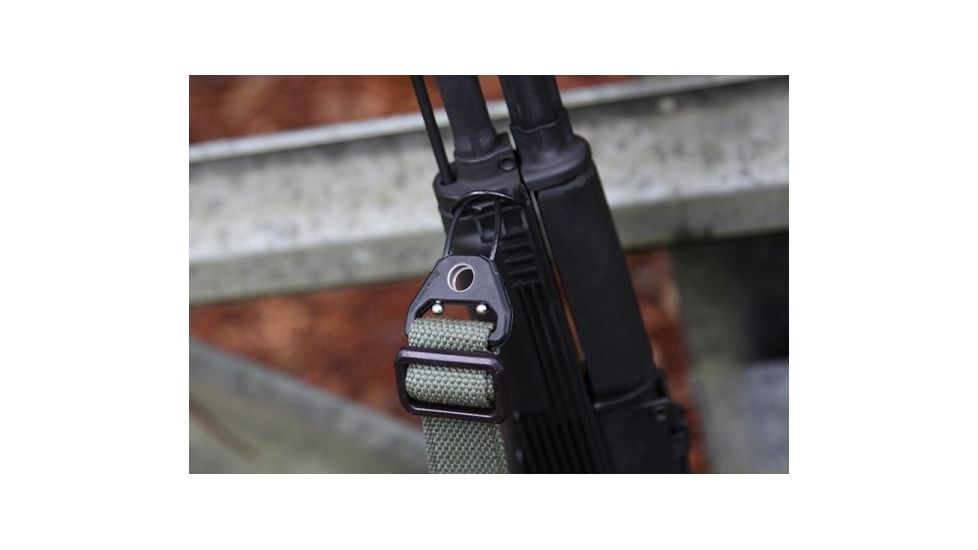 Blue Force Gear Molded Universal Wire Loop, 2.75in Length Push Button Version, Glass Filled Nylon, Black, 2.75in length UWL-PB-P-275-BK