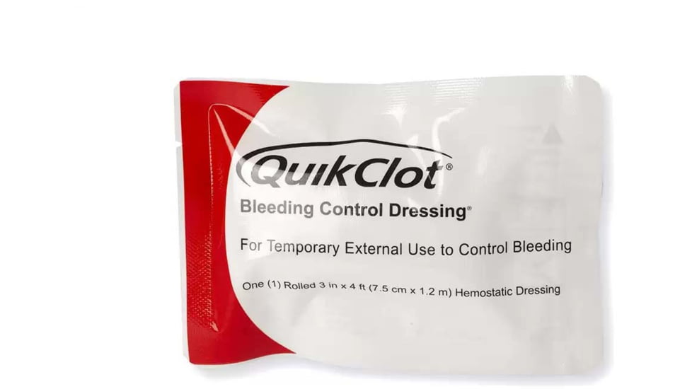 Blue Force Gear QuikClot Hemostatic, White, P-MED-QUIKCLOT-WH-RTL