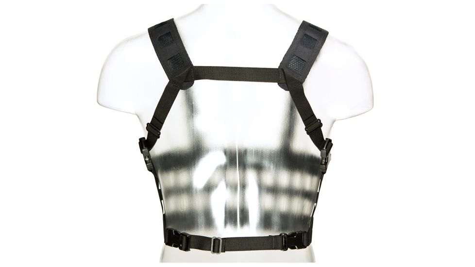 Blue Force Gear Rackminus 12 Column Chest Rig, Black MM-CHESTRIG-1-BK