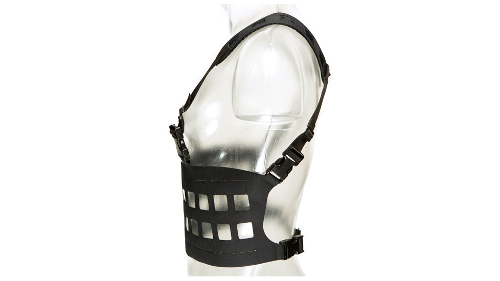 Blue Force Gear Rackminus 12 Column Chest Rig, Black MM-CHESTRIG-1-BK