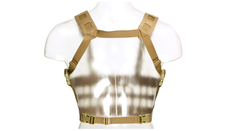 Blue Force Gear Rackminus 12 Column Chest Rig, Coyote Brown MM-CHESTRIG-1-CB