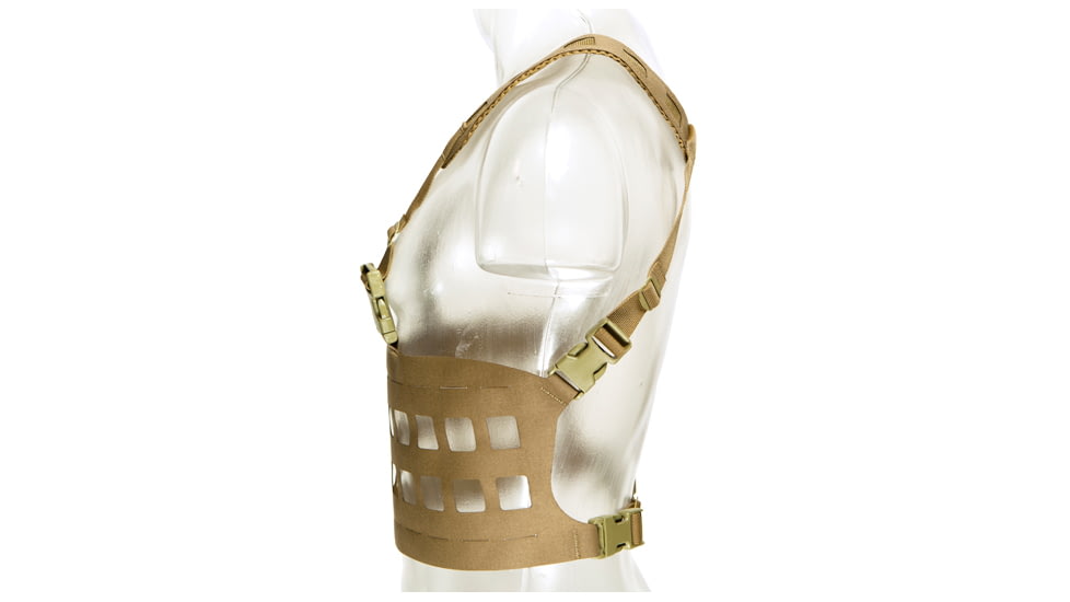 Blue Force Gear Rackminus 12 Column Chest Rig, Coyote Brown MM-CHESTRIG-1-CB