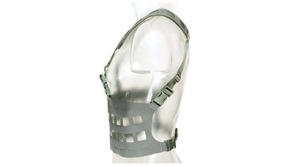 Blue Force Gear Rackminus 12 Column Chest Rig, Wolf Gray MM-CHESTRIG-1-WF