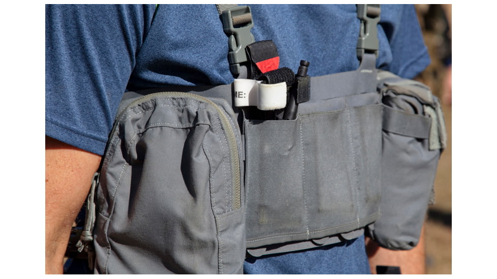 Blue Force Gear Rackminus 12 Column Chest Rig, Wolf Gray MM-CHESTRIG-1-WF