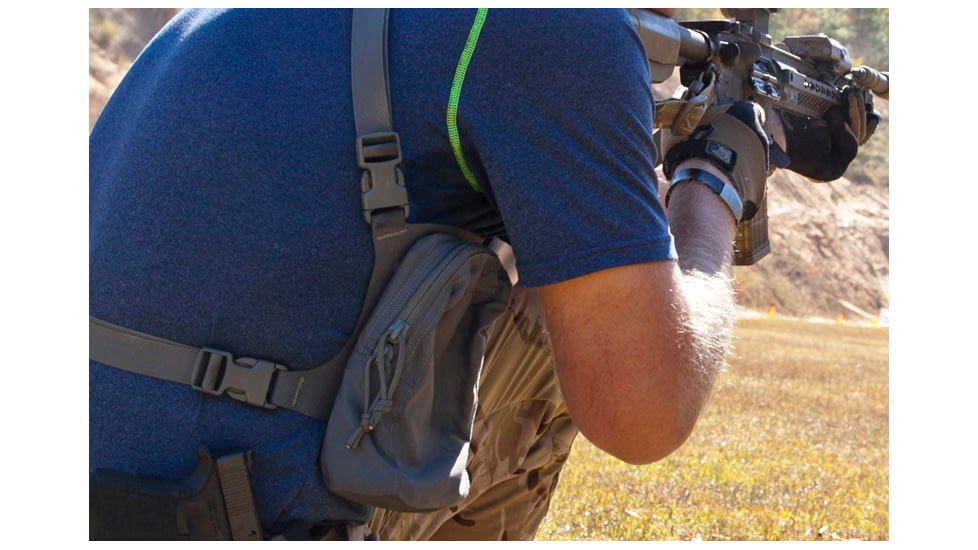 Blue Force Gear Rackminus 12 Column Chest Rig, Wolf Gray MM-CHESTRIG-1-WF