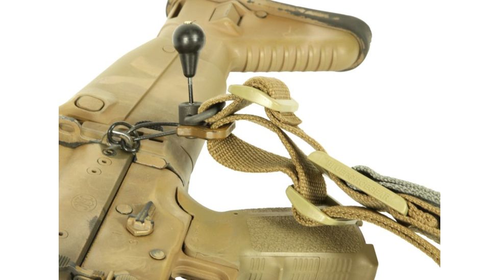 Blue Force Gear RED Swivel-Rapid Emergency Detachment Swivel For Push Button Sockets, 1in, Black, 1in P-PBER-100