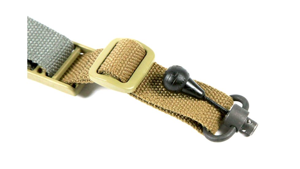 Blue Force Gear RED Swivel-Rapid Emergency Detachment Swivel For Push Button Sockets, 1in, Black, 1in P-PBER-100