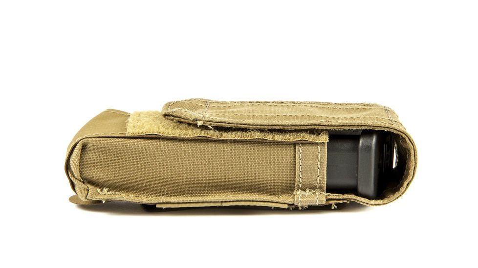 Blue Force Gear Single Pistol Mag Pouch With Flap, Coyote Brown HW-M-PISTOL-1-CB