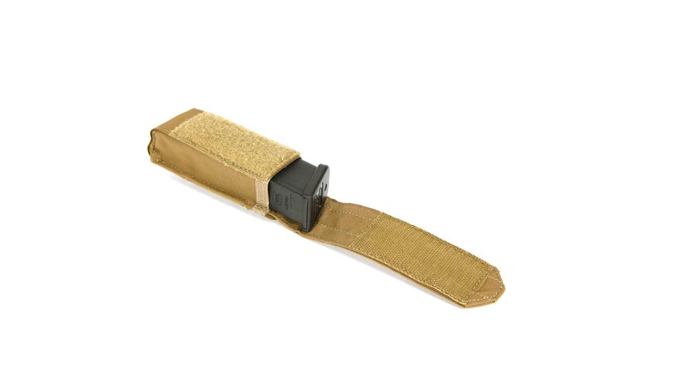 Blue Force Gear Single Pistol Mag Pouch With Flap, Coyote Brown HW-M-PISTOL-1-CB