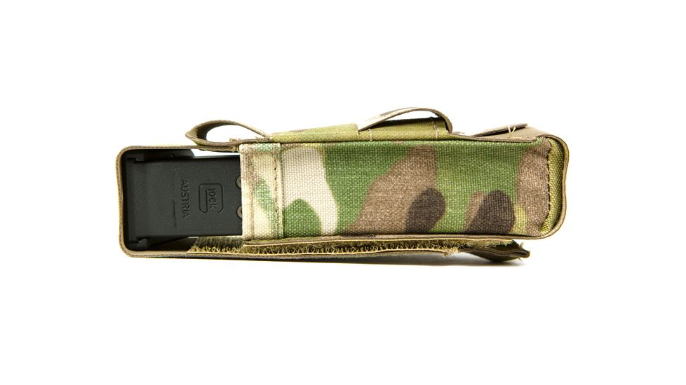 Blue Force Gear Single Pistol Mag Pouch With Flap, Multicam HW-M-PISTOL-1-MC