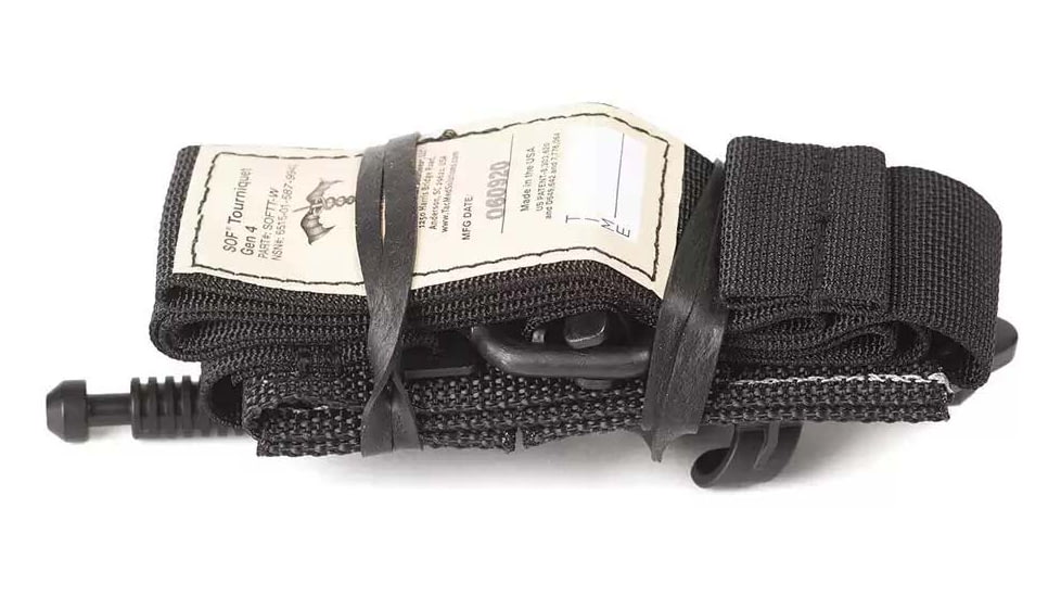 Blue Force Gear SOFT T Wide Tourniquet, Black, P-MED-TQ-03-BK-RTL