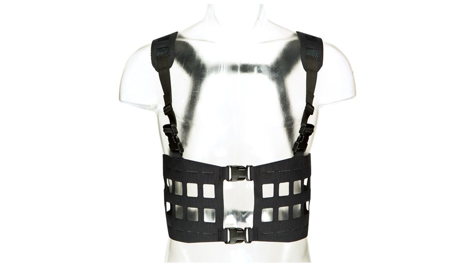 Blue Force Gear Splitminus 12 Column Split Front Chest Rig, Black MM-CHESTRIG-2-BK