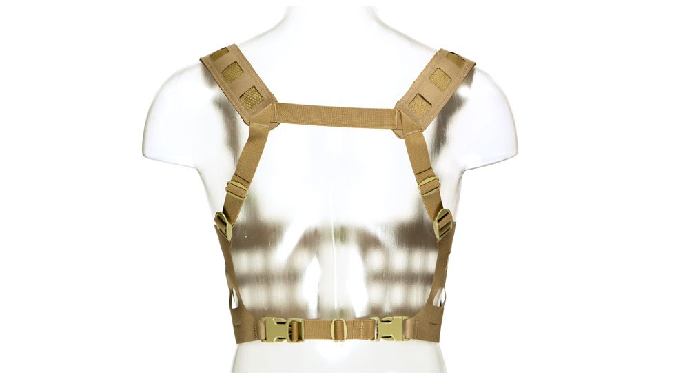 Blue Force Gear Splitminus 12 Column Split Front Chest Rig, Coyote Brown MM-CHESTRIG-2-CB